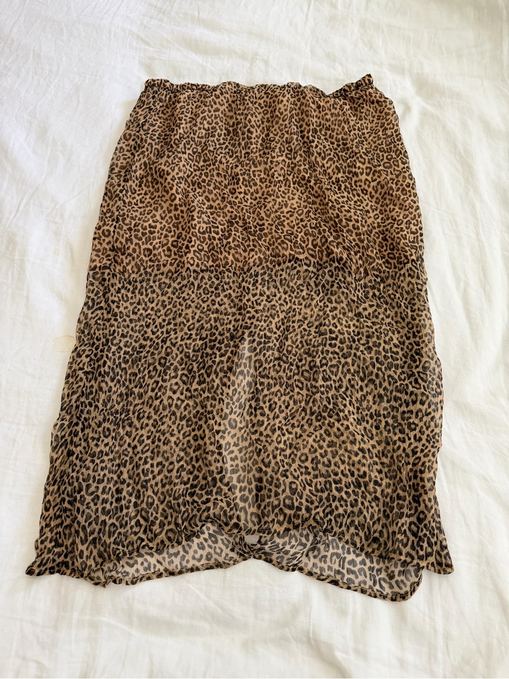 J. Crew Leopard Print Midi Skirt in Brown and Black